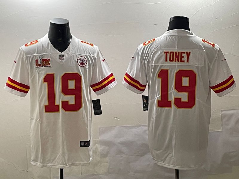 Men Kansas City Chiefs #19 Toney White Second generations 2025 Nike Limited NFL Jersey style 5